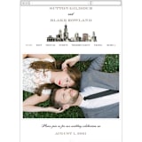 "Windy City" - Wedding Website in Antique by Turner de Feria - Mobile Layout