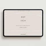 "Kumamoto" - Wedding Website in Pearl by Ani Somi - Desktop Design