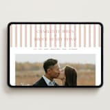 "Racquet" - Wedding Website in Verona Sunet by Megan Davis - Desktop Design