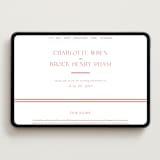 "Racquet" - Wedding Website in Verona Sunet by Megan Davis - Desktop Design