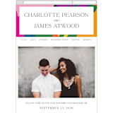 "To the max" - Wedding Website in Garden by Inkblot Design - Mobile Layout