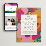 "To the max" - Wedding Website in Garden by Inkblot Design - Match Your Stationery