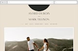 "Entwine" - Wedding Website in Matchbook by Christie Garcia - Desktop Design