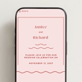 "News!" - Wedding Website in Strawberry by Claudia Orengo - Mobile Layout