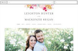 "Spring Garden" - Wedding Website in Petal by Grace Kreinbrink - Desktop Design