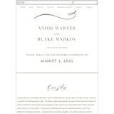 "divine" - Wedding Website in Gilded Gold by Jennifer Postorino - Guest Management