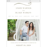 "divine" - Wedding Website in Gilded Gold by Jennifer Postorino - Mobile Layout