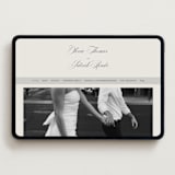 "belle meade" - Wedding Website in Champagne by Sara Hicks Malone - Desktop Design