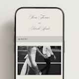 "belle meade" - Wedding Website in Champagne by Sara Hicks Malone - Mobile Layout