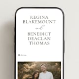 "cramique" - Wedding Website in Ivy by chocomocacino - Mobile Layout