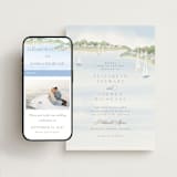 "Bristol" - Wedding Website in Aqua by Jennifer Wick - Match Your Stationery