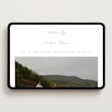 "Calia" - Wedding Website in Paris Rain by Jennifer Postorino - Desktop Design