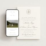 "Calia" - Wedding Website in Paris Rain by Jennifer Postorino - Match Your Stationery