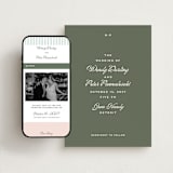 "Penumbra" - Wedding Website in Garden by Snow and Ivy - Match Your Stationery