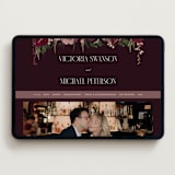 "Romantics" - Wedding Website in Merlota by Susan Moyal - Desktop Design