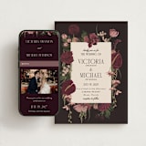 "Romantics" - Wedding Website in Merlota by Susan Moyal - Match Your Stationery