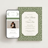 "Vintage Garden" - Wedding Website in Forest by Sherley Ferreira - Match Your Stationery