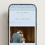 "Hydrangea Vines" - Wedding Website in Coastal by Madhvi Samimi - Mobile Layout