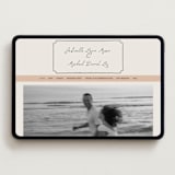 "Felicity" - Wedding Website in Vintage by Kelly Watkins - Desktop Design
