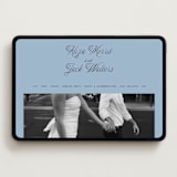 "Cheers" - Wedding Website in Sky by Blustery August - Desktop Design