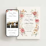 "Cherished" - Wedding Website in Sunset by Susan Moyal - Match Your Stationery