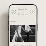 "Pair of Calla Lilies" - Wedding Website in Sage by Leah Bisch - Mobile Layout
