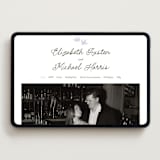 "Birds of Paradise" - Wedding Website in Cloud by Helena Vitto - Desktop Design