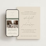 "True North" - Wedding Website in Olive You More by Design Lotus - Match Your Stationery