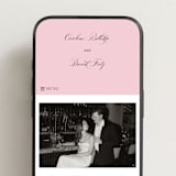 "Nola" - Wedding Website in Peony by Megan Davis - Mobile Layout
