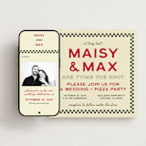 "Pizzeria" - Wedding Website in Pizzeria by Ani Somi - Match Your Stationery