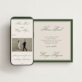 "Emerson" - Wedding Website in Evergreen by Kelly Watkins - Match Your Stationery