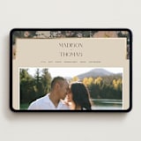 "Madison" - Wedding Website in Thyme by Itsy Belle Studio - Desktop Design