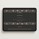 "Timeless Nature" - Wedding Website in Ebony by Ana de Sousa - Desktop Design