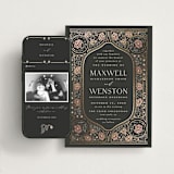 "Timeless Nature" - Wedding Website in Ebony by Ana de Sousa - Match Your Stationery