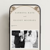 "Shimmering Hydrangeas" - Wedding Website in Tea Time by Susan Zinader - Mobile Layout