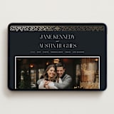 "Regency Grace" - Wedding Website in Onyx by Ana de Sousa - Desktop Design