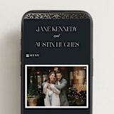 "Regency Grace" - Wedding Website in Onyx by Ana de Sousa - Mobile Layout