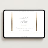 "The Ritz" - Wedding Website in Quartz by Kristie Kern - Desktop Design