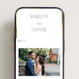 "The Ritz" - Wedding Website in Quartz by Kristie Kern - Mobile Layout