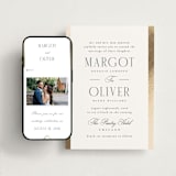 "The Ritz" - Wedding Website in Quartz by Kristie Kern - Match Your Stationery