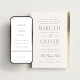 "The Ritz" - Wedding Website in Quartz by Kristie Kern - Match Your Stationery