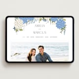 "Garden Whisper" - Wedding Website in Coastal by Susan Moyal - Desktop Design