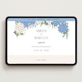 "Garden Whisper" - Wedding Website in Coastal by Susan Moyal - Desktop Design