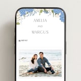 "Garden Whisper" - Wedding Website in Coastal by Susan Moyal - Mobile Layout