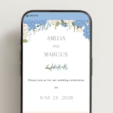 "Garden Whisper" - Wedding Website in Coastal by Susan Moyal - Mobile Layout