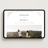 "Intertwined" - Wedding Website in Pearl by Janean Hinger - Desktop Design