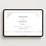 "Intertwined" - Wedding Website in Pearl by Janean Hinger - Desktop Design