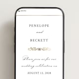 "Intertwined" - Wedding Website in Pearl by Janean Hinger - Mobile Layout