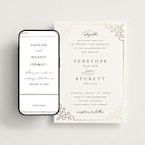 "Intertwined" - Wedding Website in Pearl by Janean Hinger - Match Your Stationery