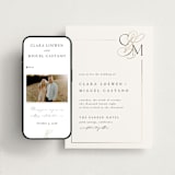 "Golden Ampersand" - Wedding Website in Silk by Kelly Schmidt - Match Your Stationery
